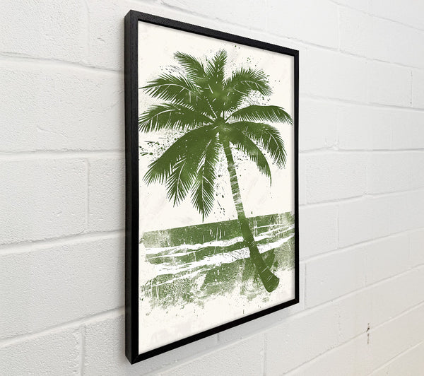 Green Palm Silhouette
