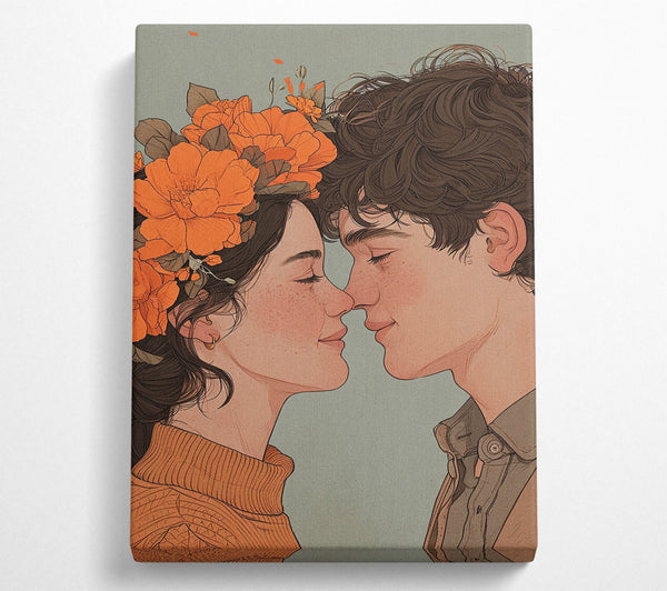  A Canvas Print of Young Love Canvas Art