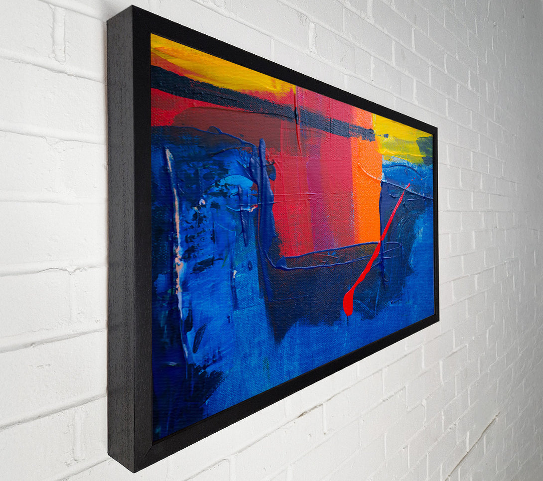  A Canvas Print of Blue Canvas Symphony Canvas Art