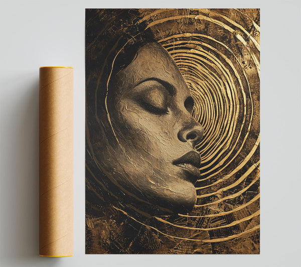 Golden Spiral Dreams Giclee Print
