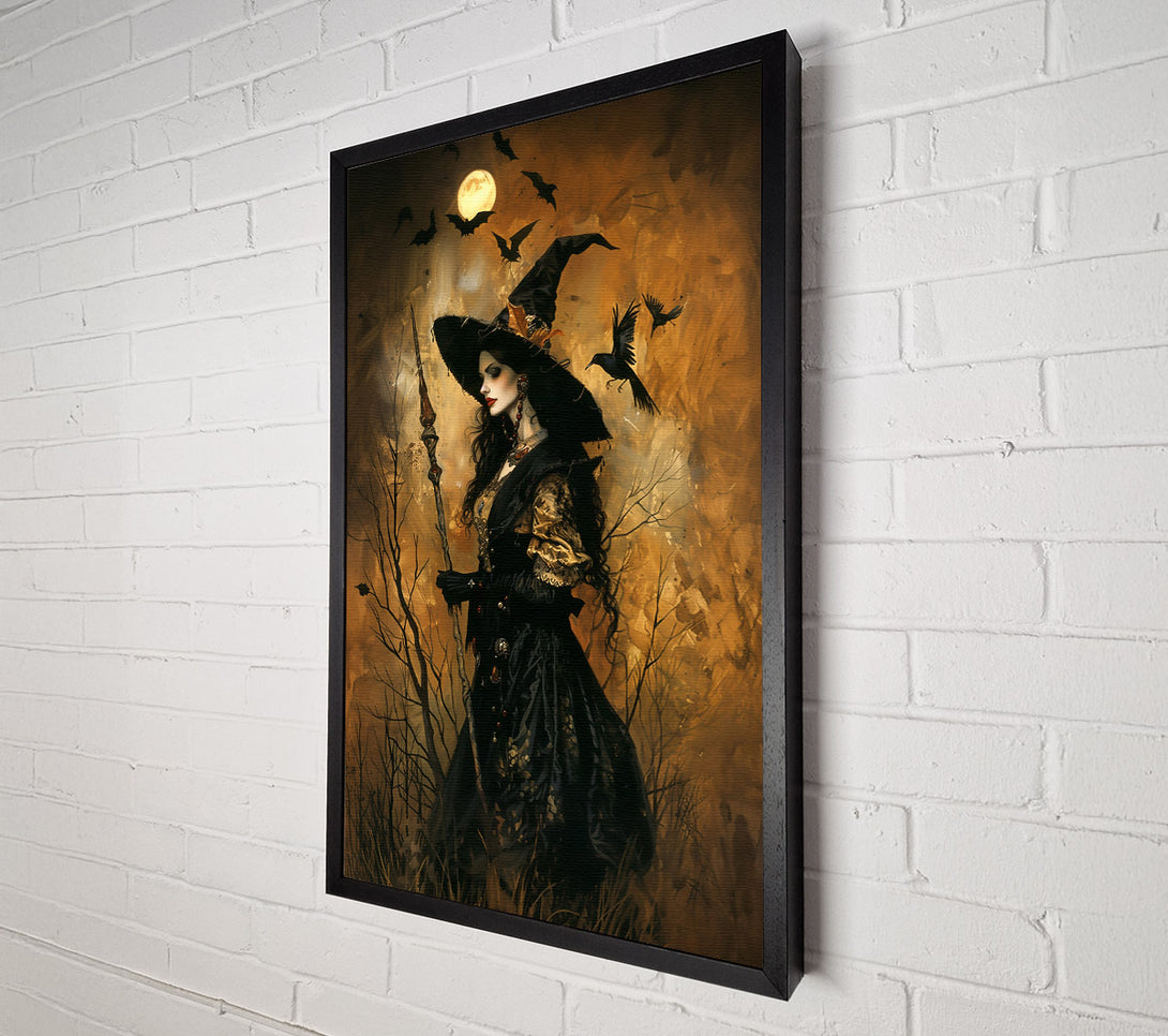  A Canvas Print of Golden Hour Witchcraft Canvas Art