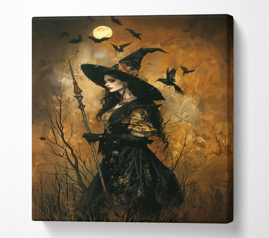  A Canvas Print of Golden Hour Witchcraft Canvas Art