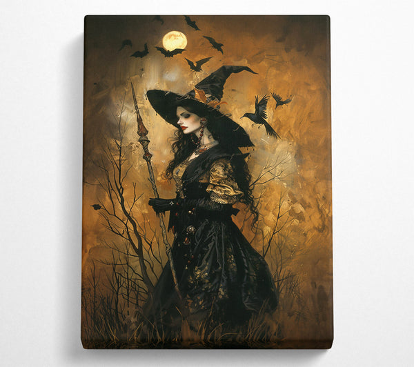  A Canvas Print of Golden Hour Witchcraft Canvas Art