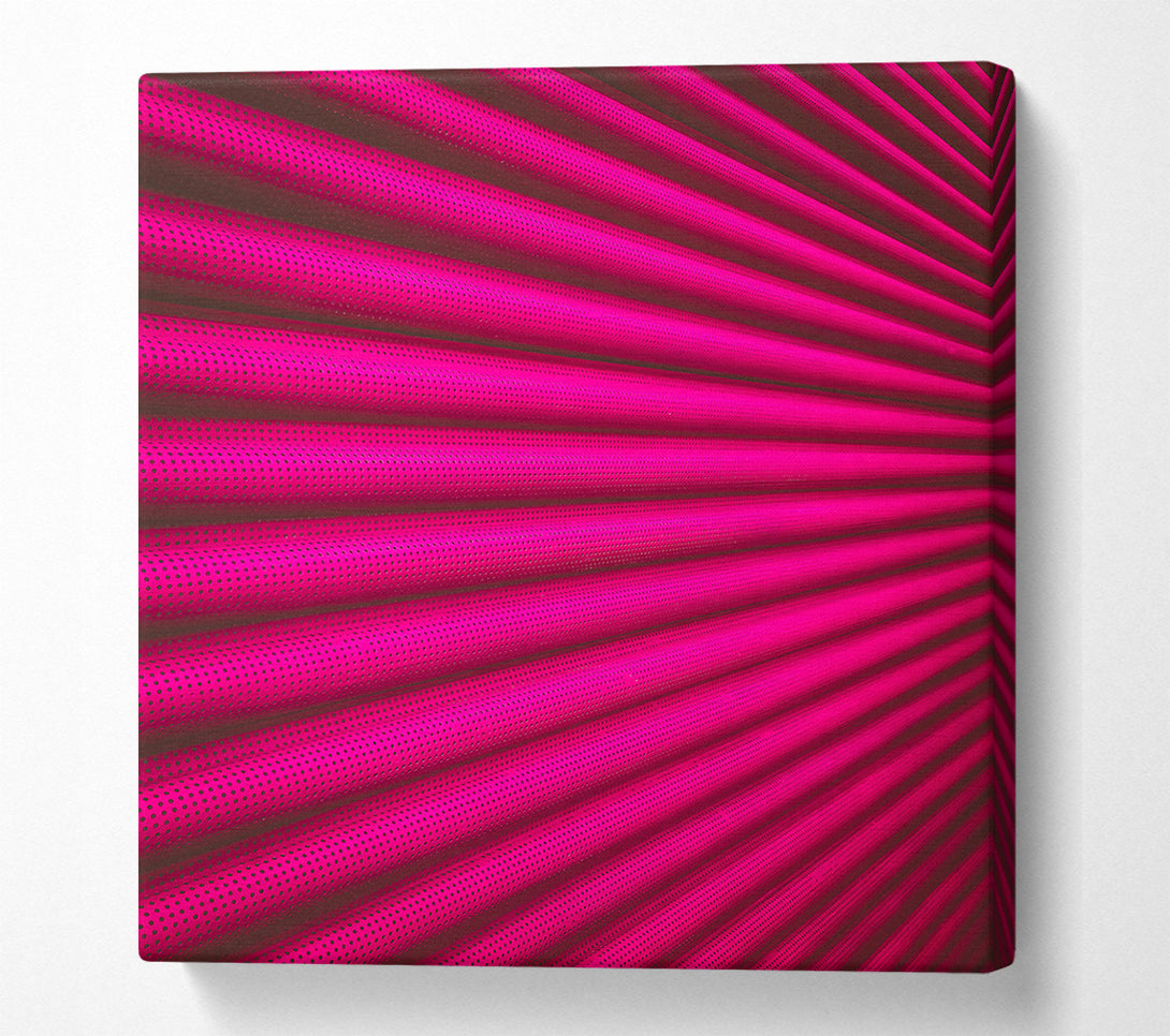 A Canvas Print of Fuchsia Perforated Lines Canvas Print