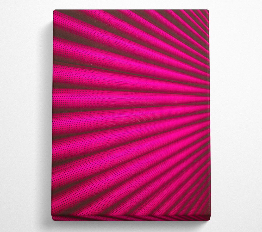  A Canvas Print of Fuchsia Perforated Lines Canvas Print