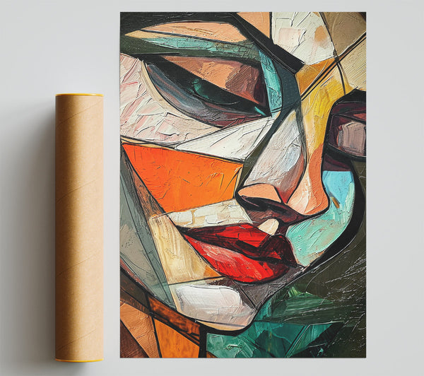 Emerald Gaze Impressionism Poster
