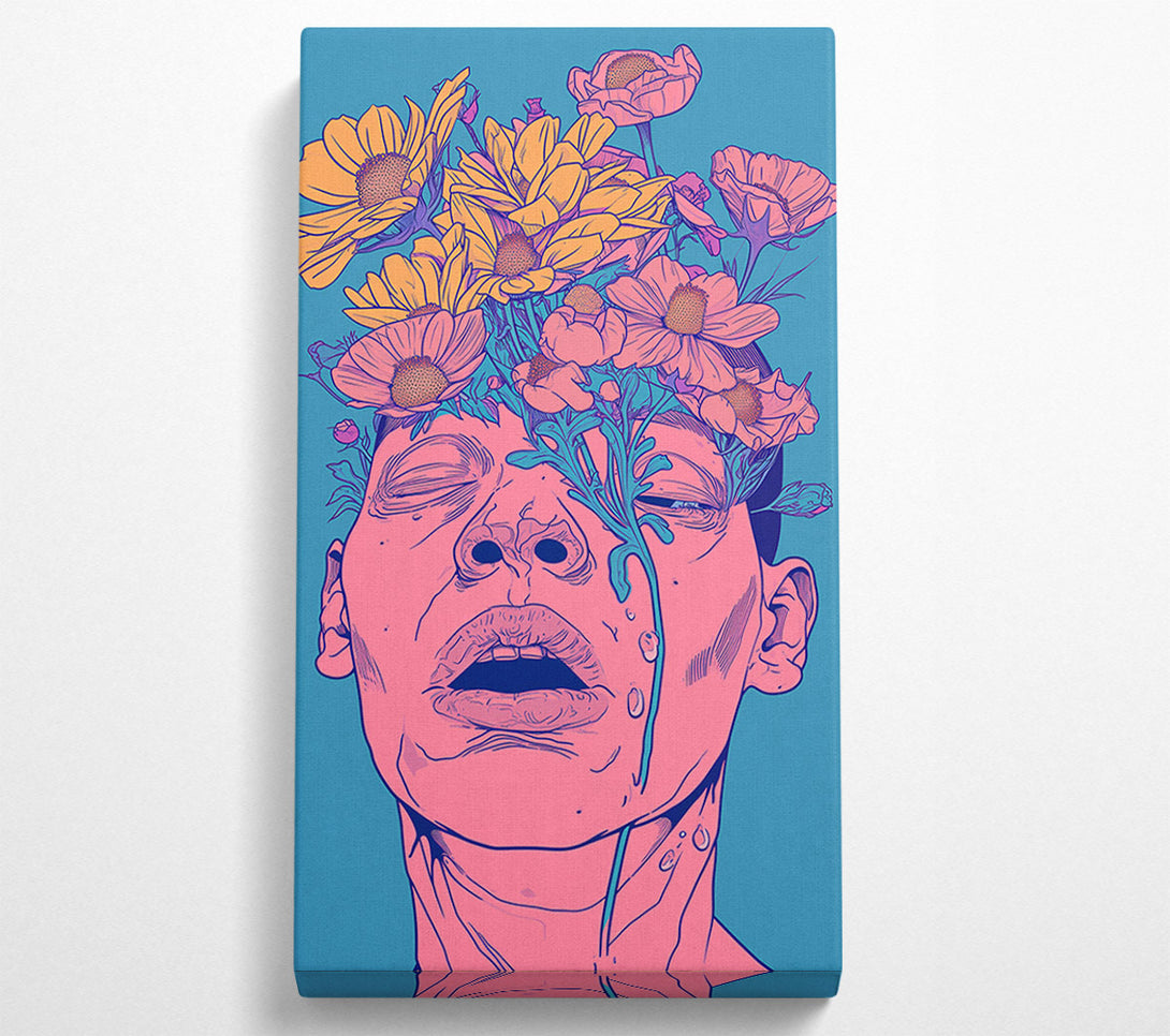  A Canvas Print of Zombie Flowers Canvas Wall Art