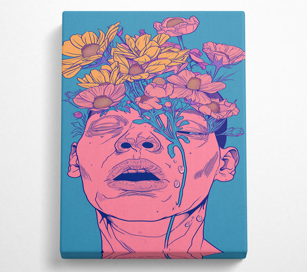  A Canvas Print of Zombie Flowers Canvas Wall Art