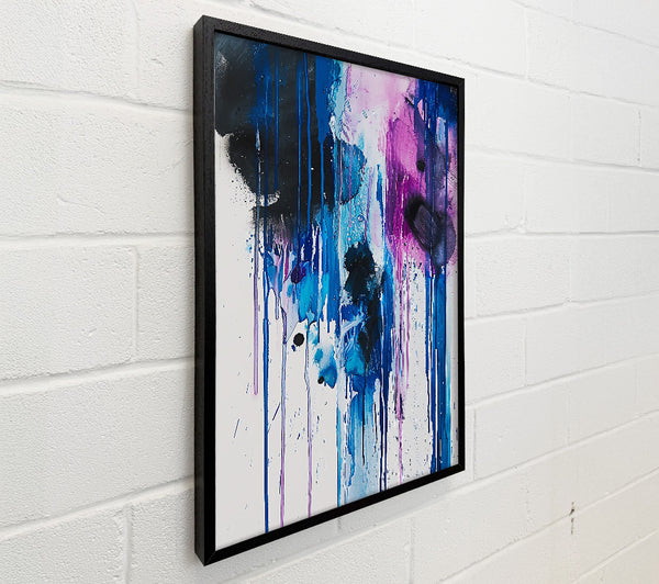 Blue And Pink Drips
