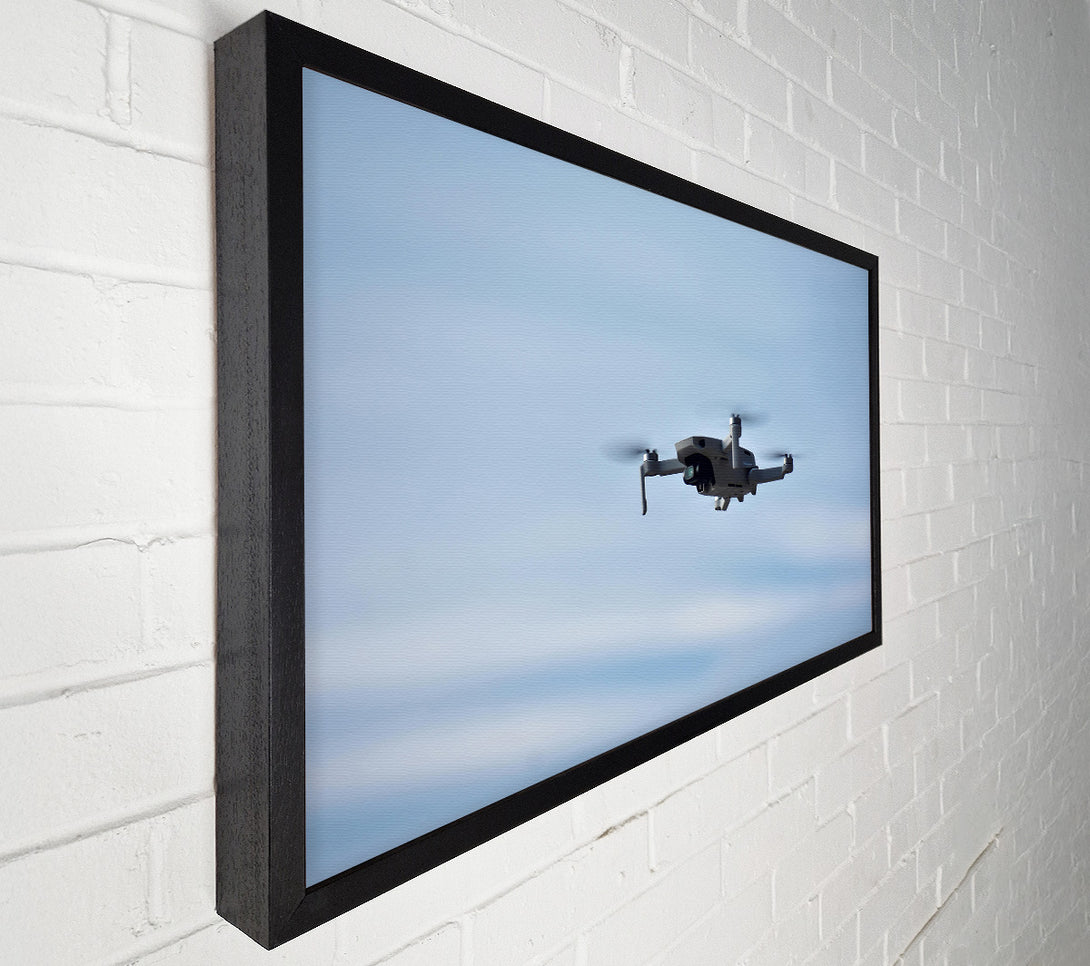  A Canvas Print of Blue Sky Drone Canvas Print