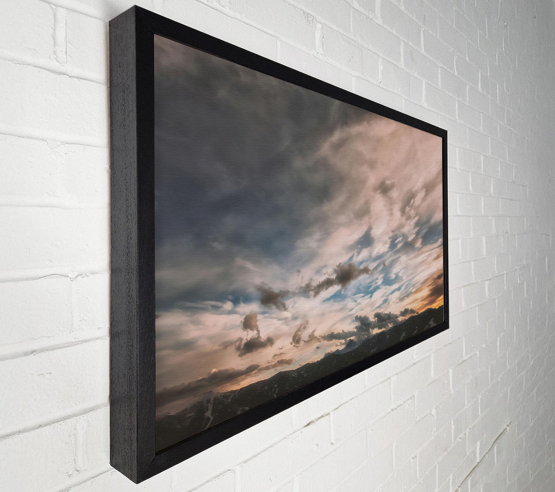  A Canvas Print of Golden Sky Symphony Canvas Print