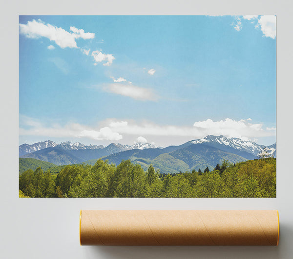Azure Mountain Majesty Giclee Print