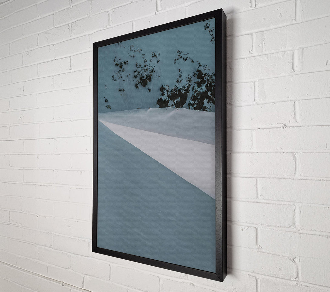  A Canvas Print of Pale Blue Solitude Canvas Print