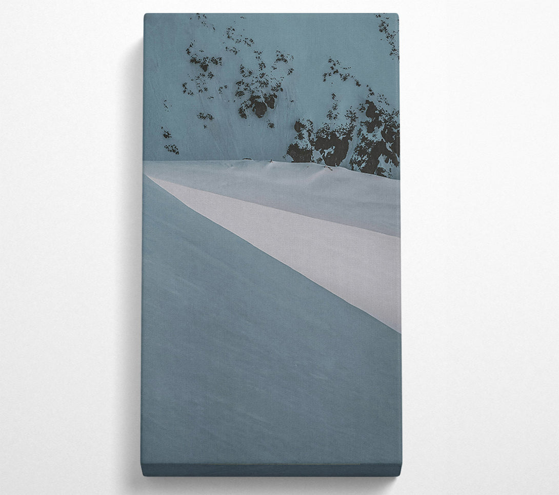  A Canvas Print of Pale Blue Solitude Canvas Print