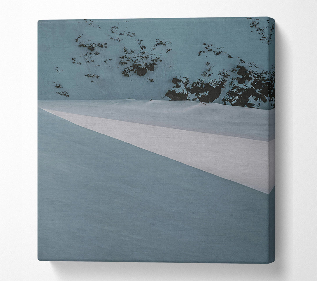  A Canvas Print of Pale Blue Solitude Canvas Print