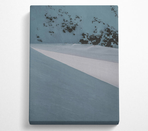  A Canvas Print of Pale Blue Solitude Canvas Print