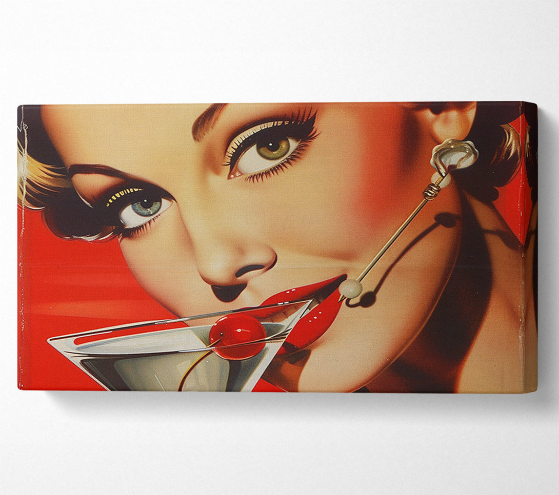  A Canvas Print of 1950S Happy Hour Cocktail Canvas Print