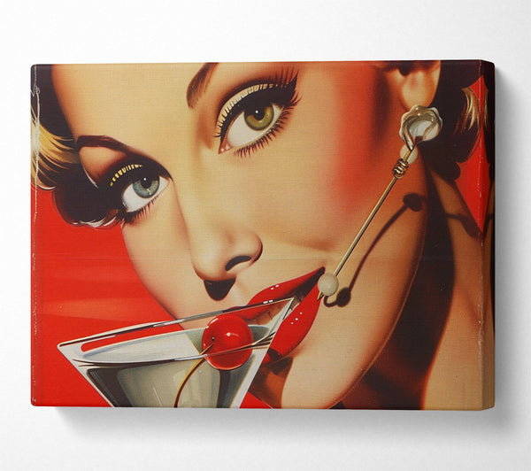  A Canvas Print of 1950S Happy Hour Cocktail Canvas Print