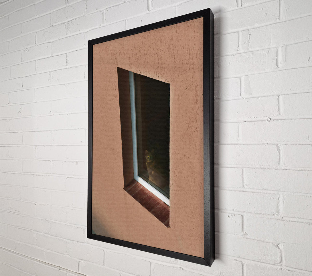  A Canvas Print of Golden Eye In Tan Canvas Art
