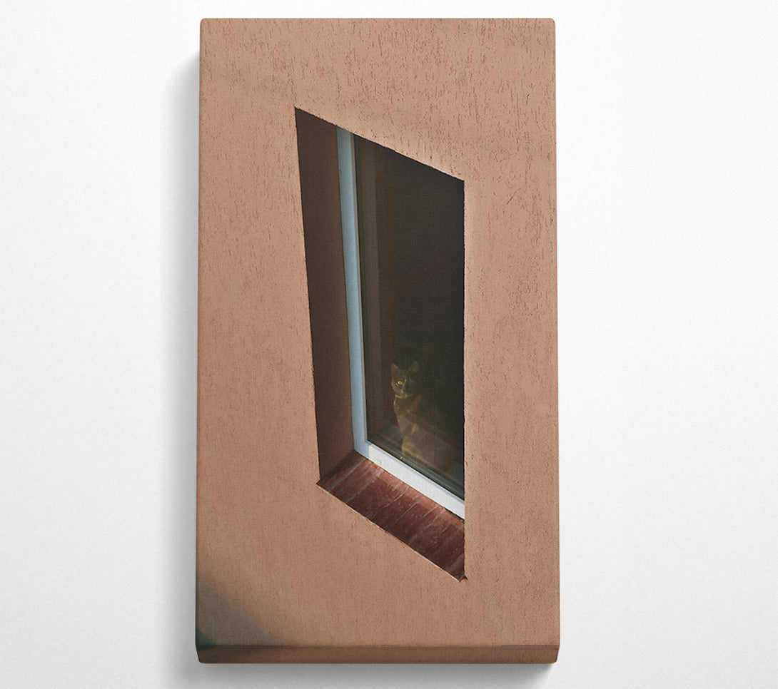  A Canvas Print of Golden Eye In Tan Canvas Art