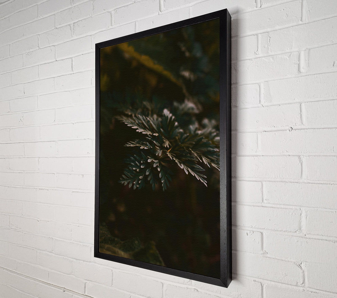  A Canvas Print of Emerald Forest Sprig Canvas Art