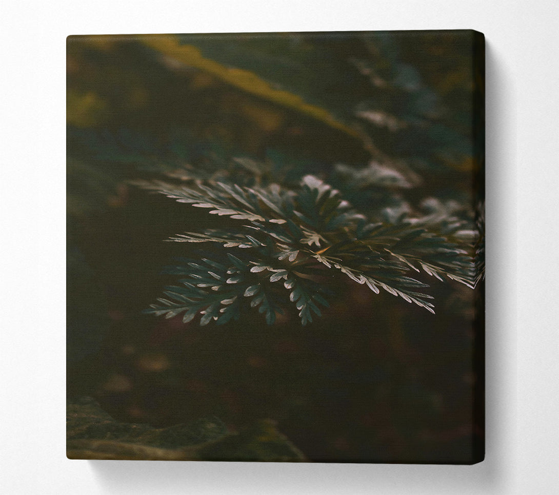  A Canvas Print of Emerald Forest Sprig Canvas Art