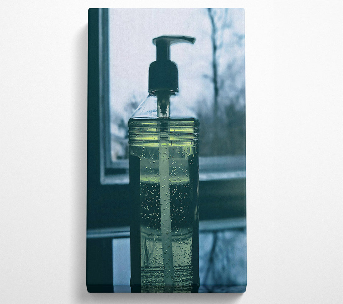  A Canvas Print of Green Window View Canvas Wall Art