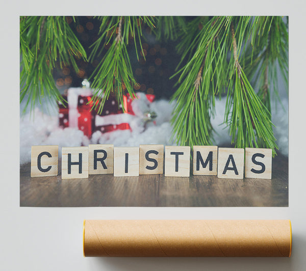 Red Christmas Cheer Print