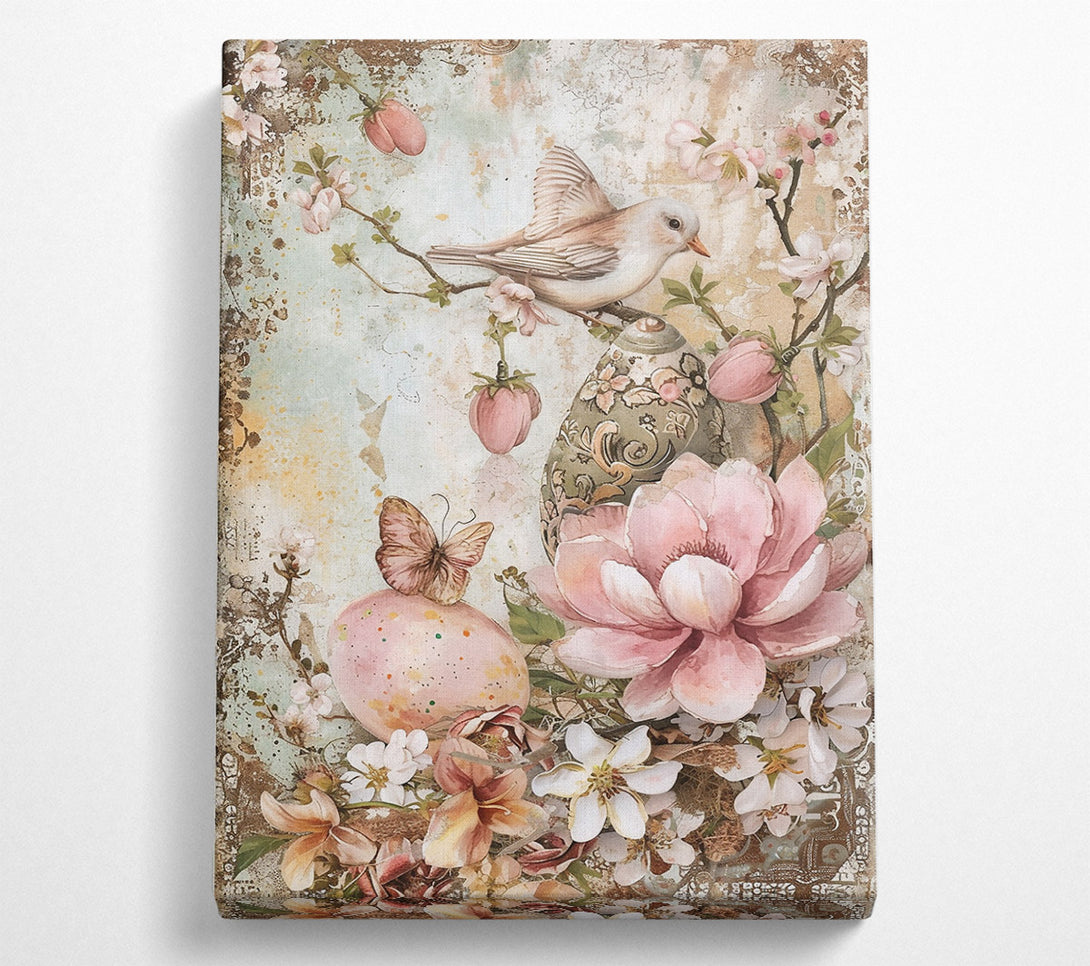  A Canvas Print of Pink Spring Bloom Canvas Print