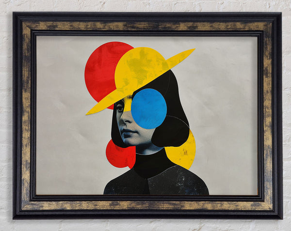 A Woman Minimalist Framed Print