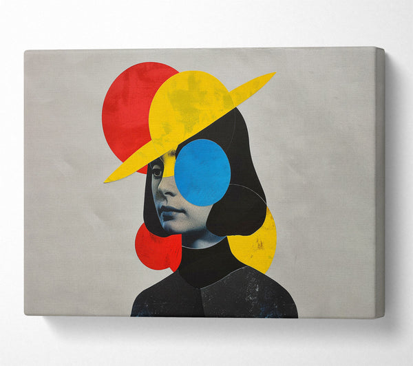  A Canvas Print of A Woman Minimalist Canvas Art