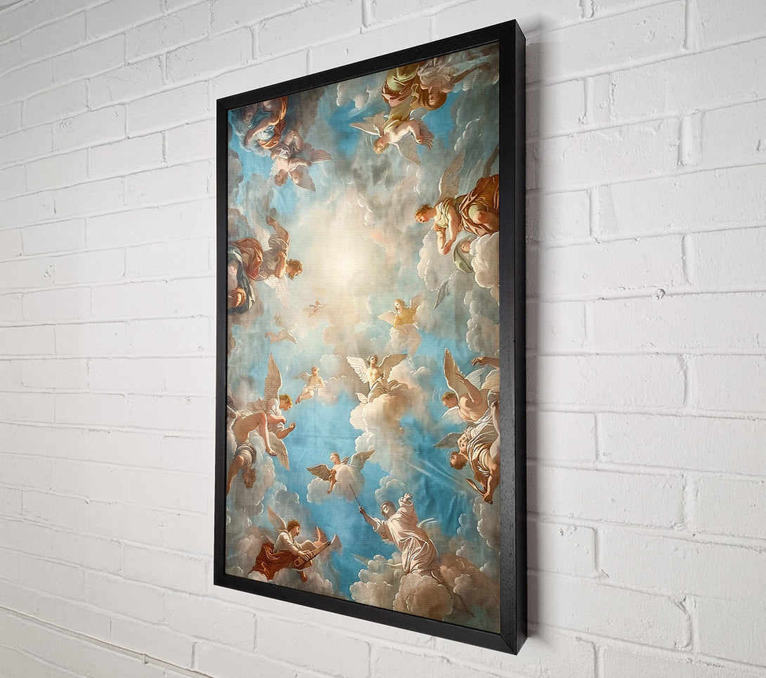  A Canvas Print of Azure Angel Chorus Canvas Print