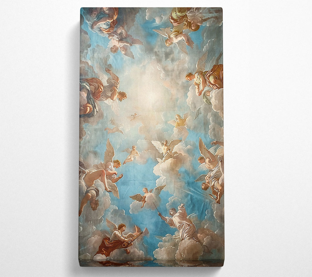  A Canvas Print of Azure Angel Chorus Canvas Print