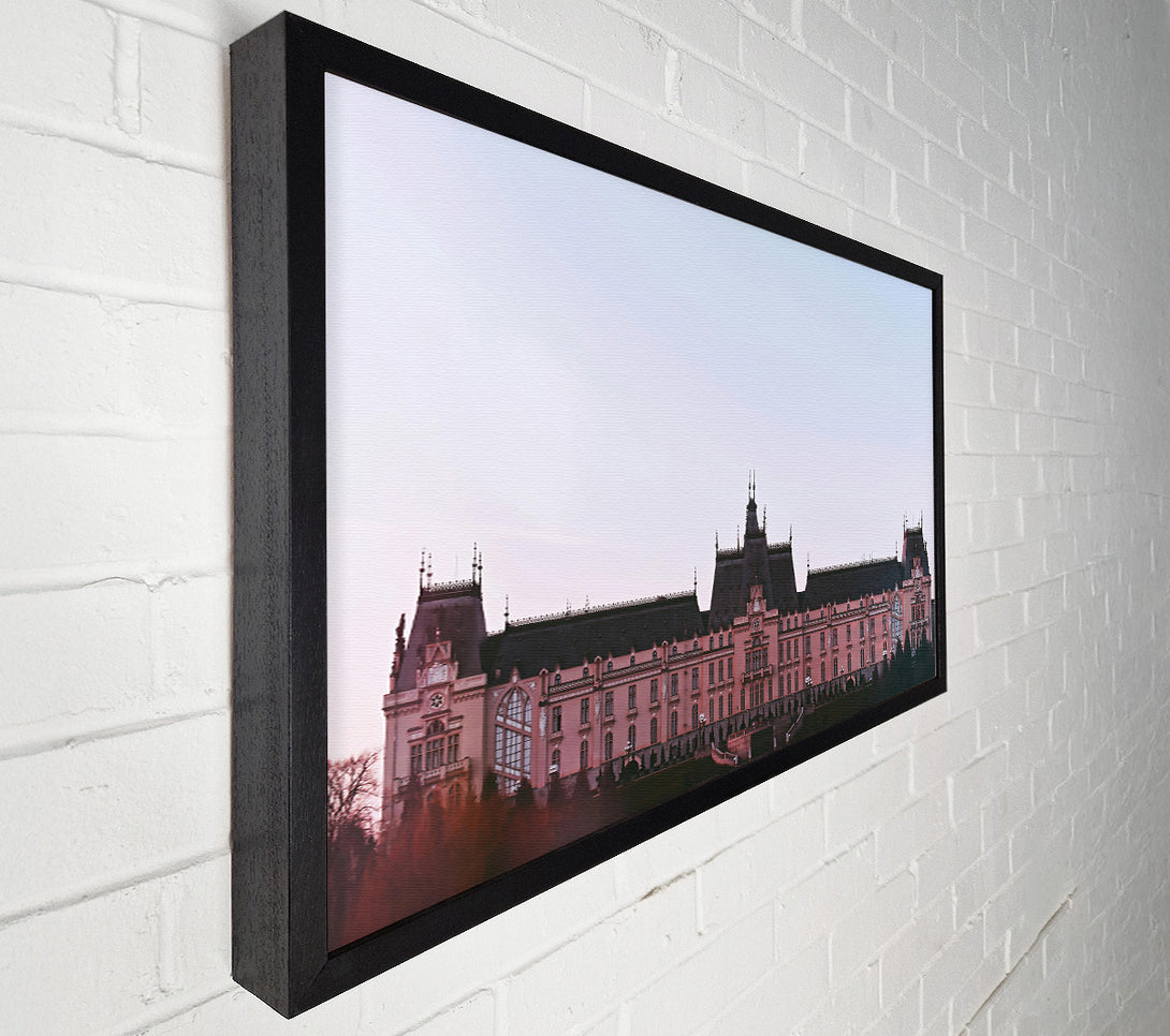  A Canvas Print of Pale Pink Palace Canvas Wall Art