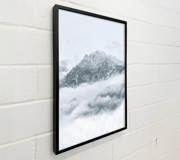 White Peaks Through Fog