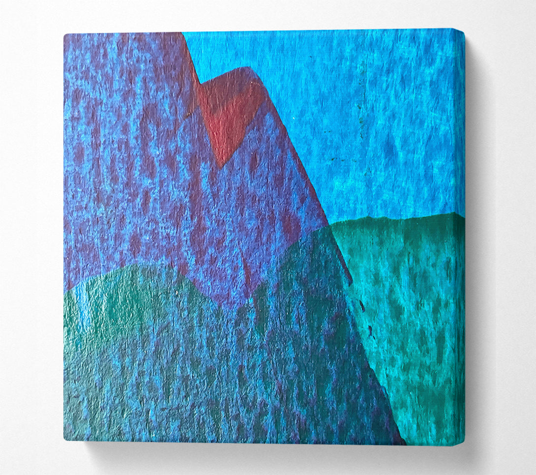  A Canvas Print of Blue Mountain Landscape Canvas Print