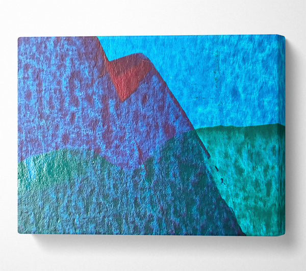  A Canvas Print of Blue Mountain Landscape Canvas Print