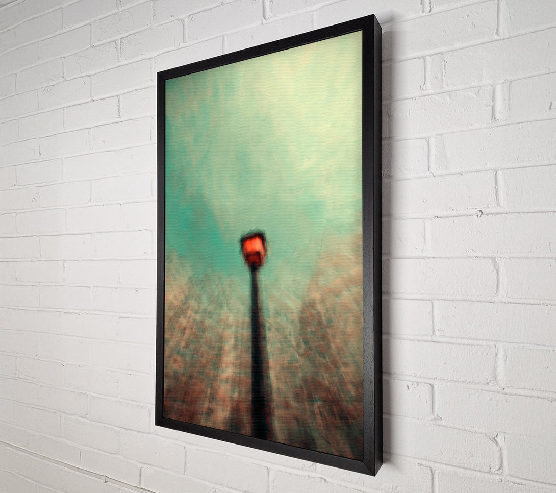  A Canvas Print of A Turquoise Glow Canvas Art