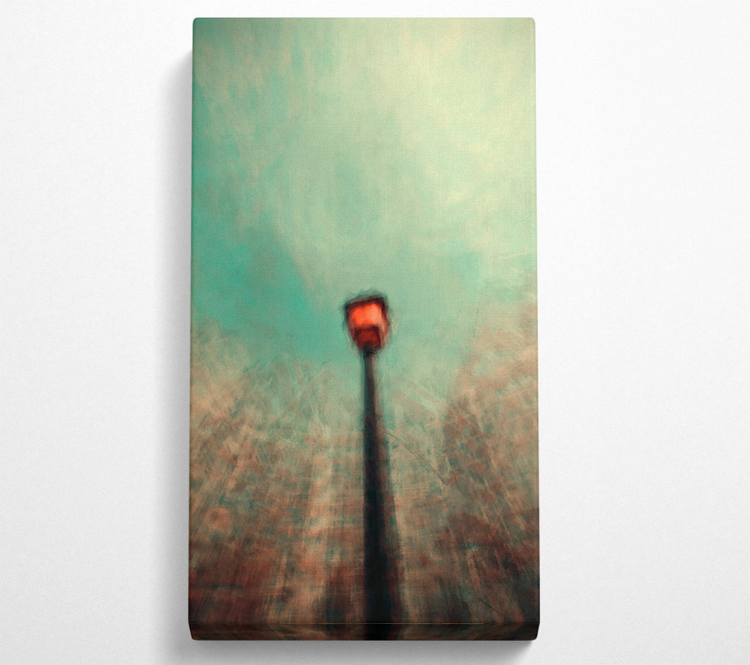  A Canvas Print of A Turquoise Glow Canvas Art