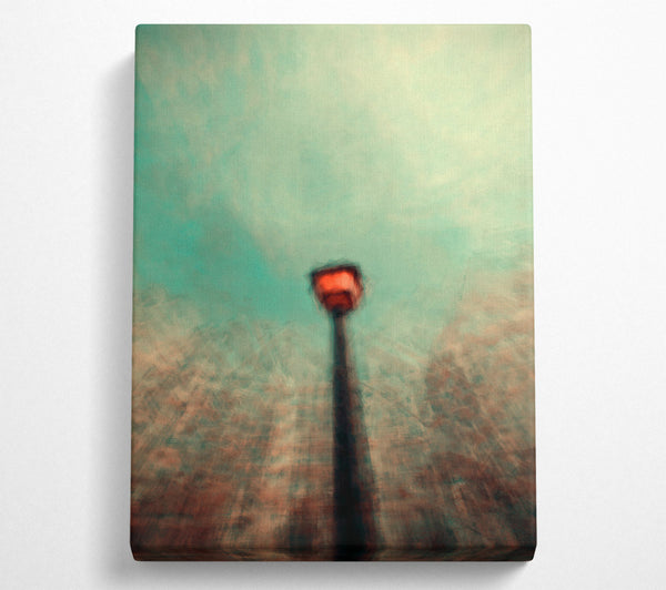  A Canvas Print of A Turquoise Glow Canvas Art