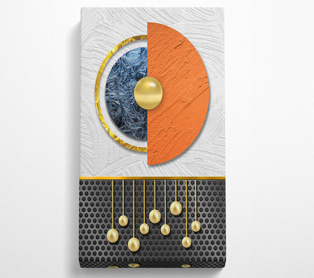 A Canvas Print of Abstract Circle Canvas Wall Art