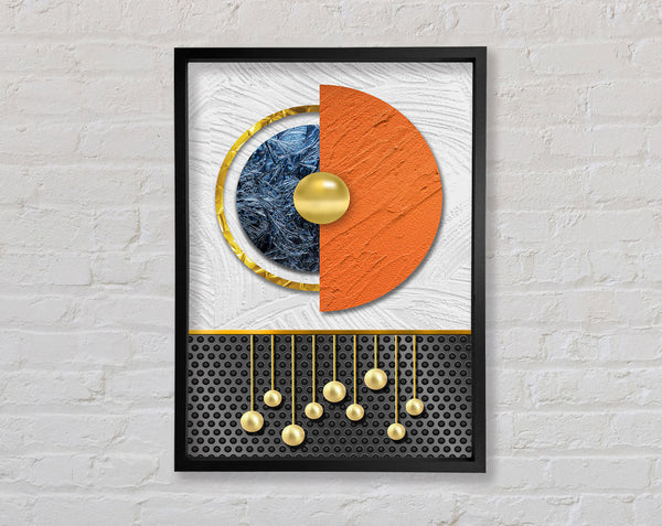 Abstract Circle Framed Print