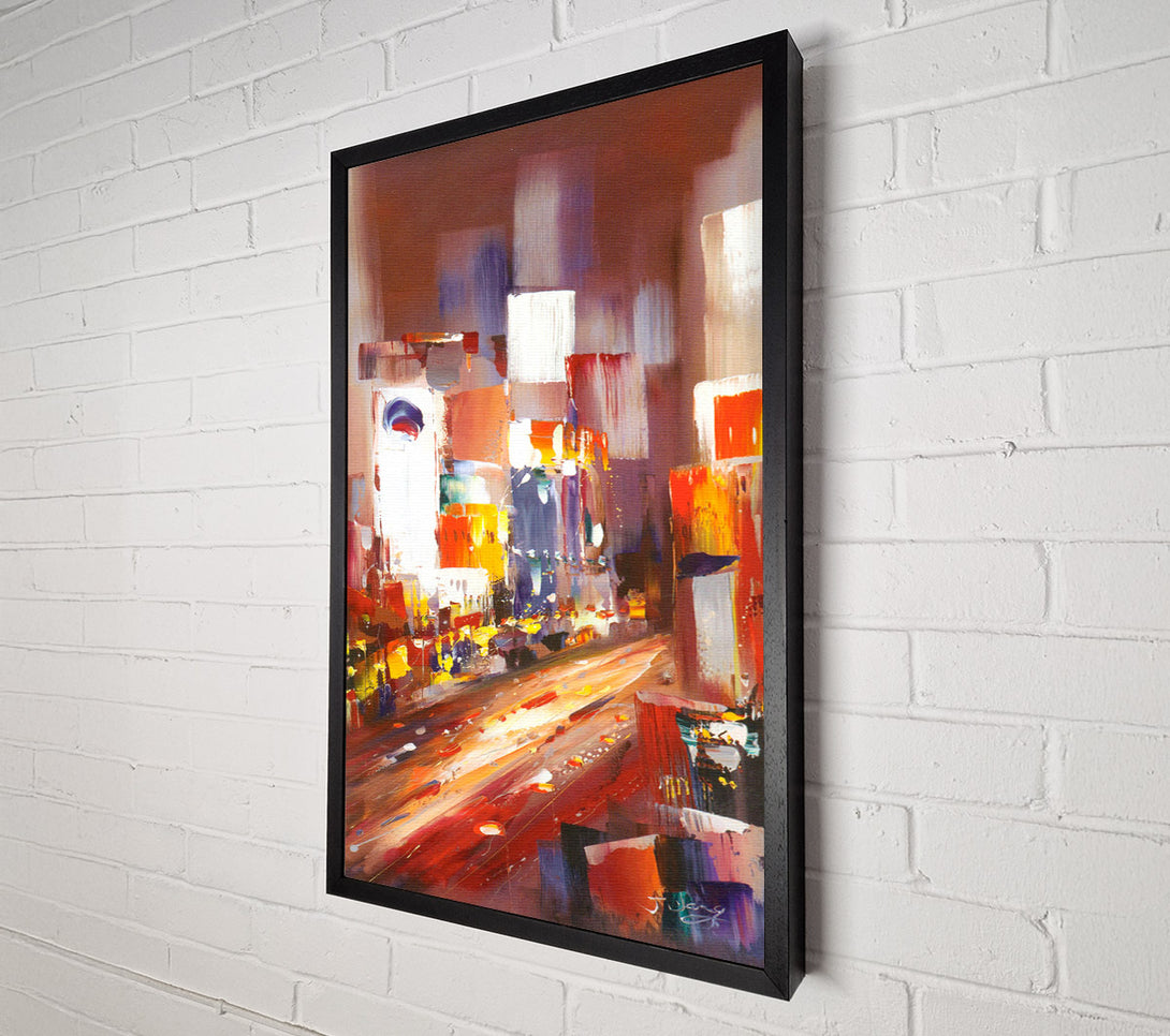  A Canvas Print of Abstract City Light Canvas Art