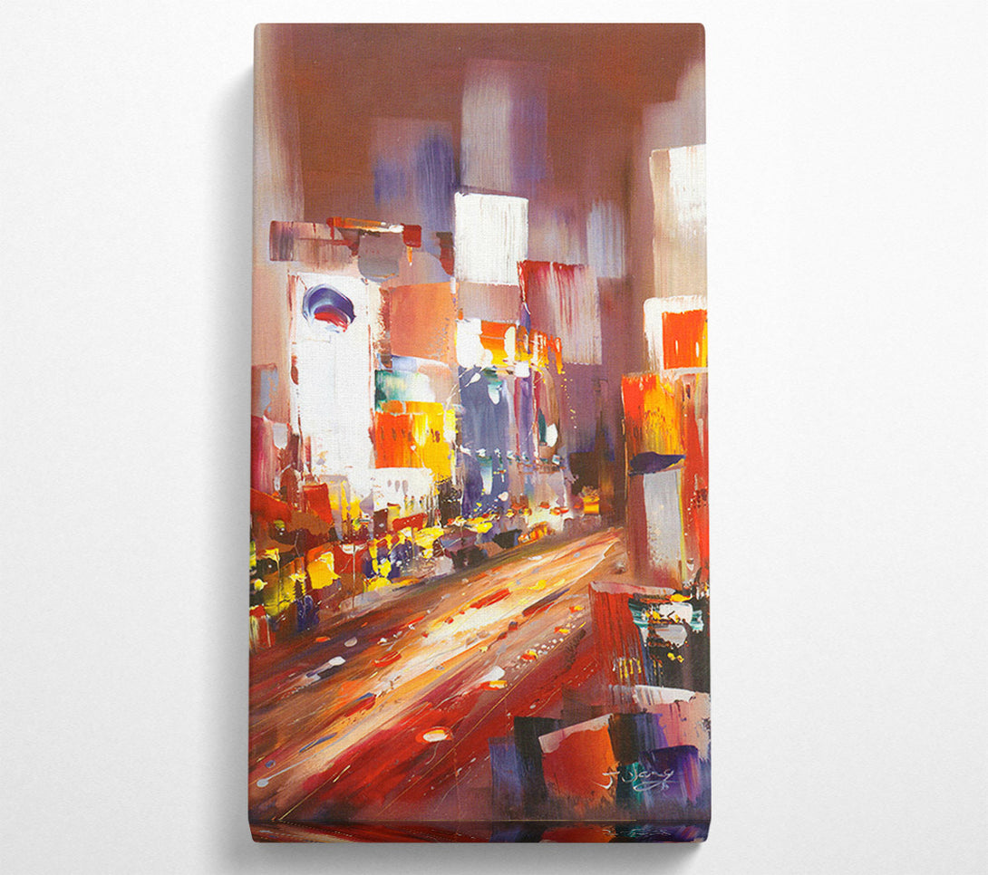  A Canvas Print of Abstract City Light Canvas Art