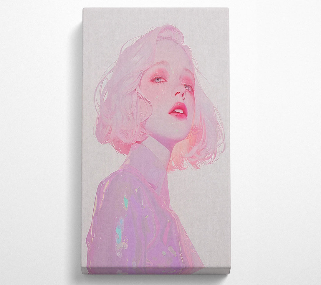  A Canvas Print of Pink Dream Glow Canvas Art