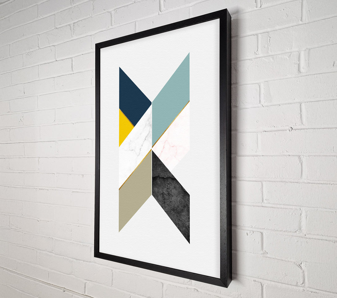  A Canvas Print of Abstract Diamonds Canvas Wall Art