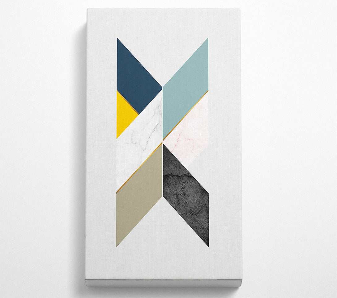  A Canvas Print of Abstract Diamonds Canvas Wall Art