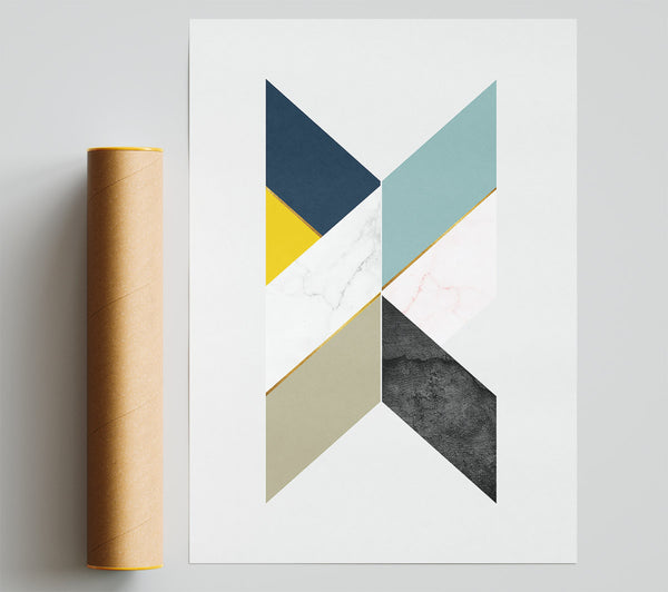 Abstract Diamonds Print
