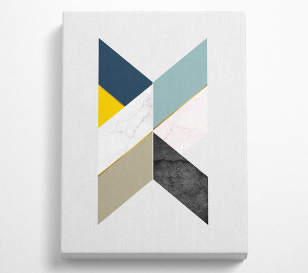  A Canvas Print of Abstract Diamonds Canvas Wall Art