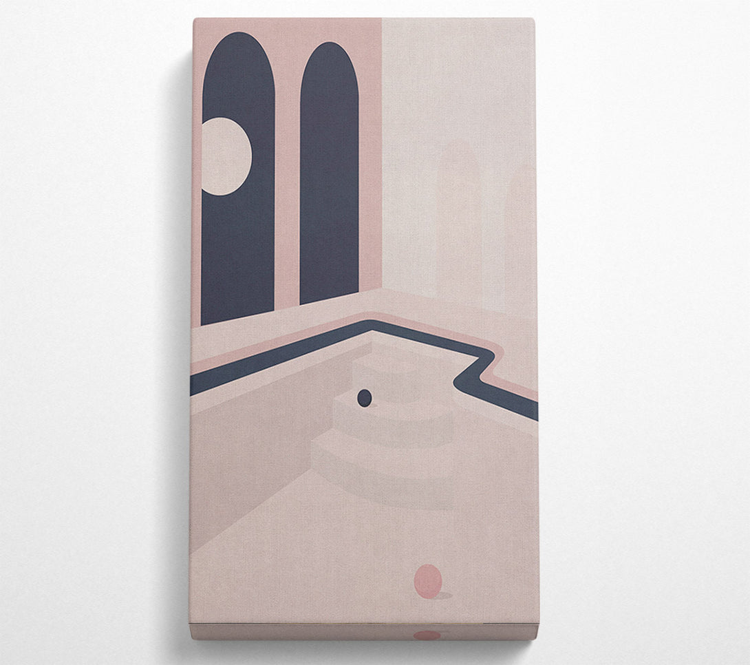  A Canvas Print of Abstract Empty Pool Canvas Art